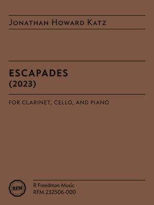 Escapades, by Jonathan Howard Katz