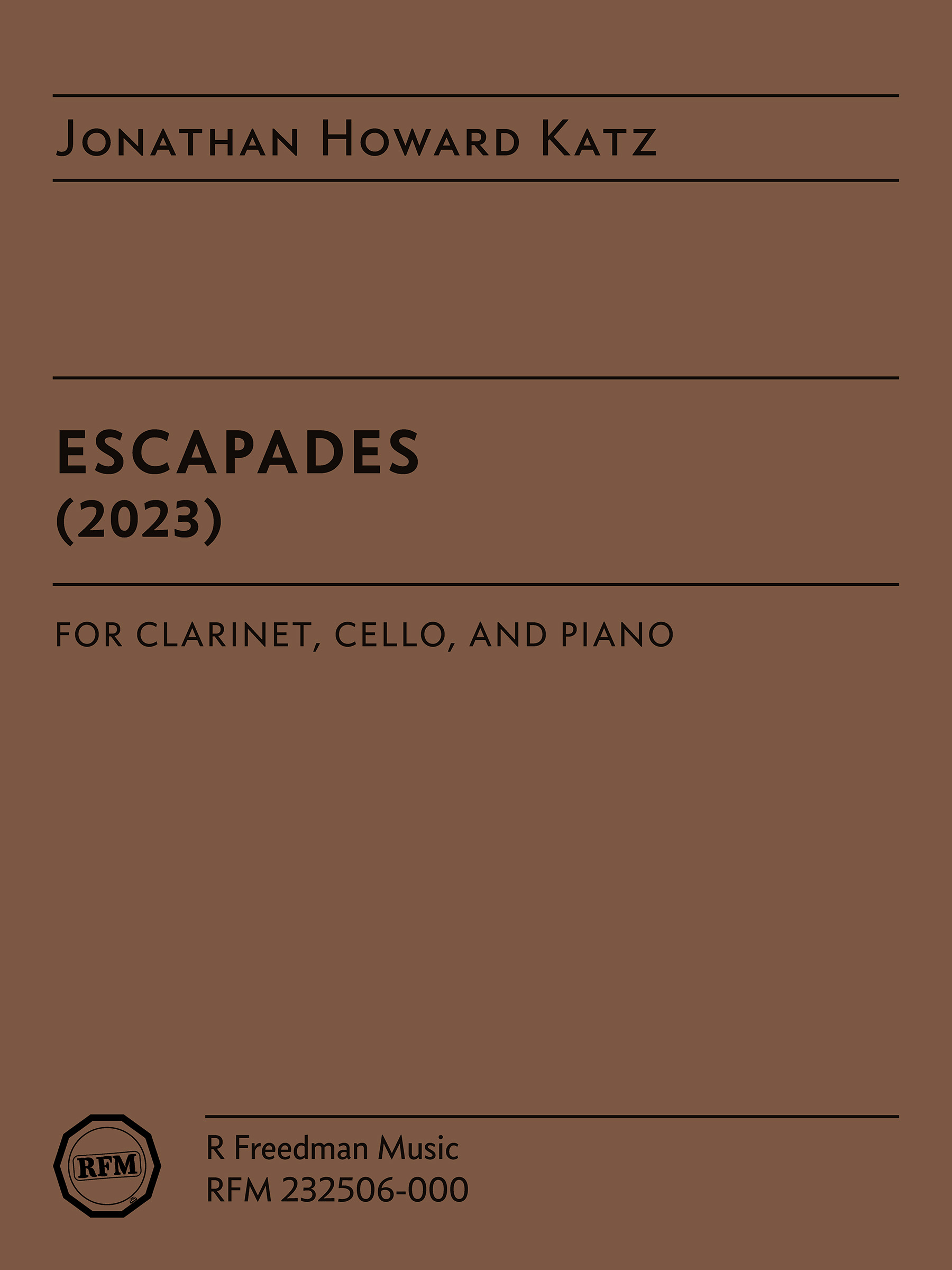 Escapades, by Jonathan Howard Katz