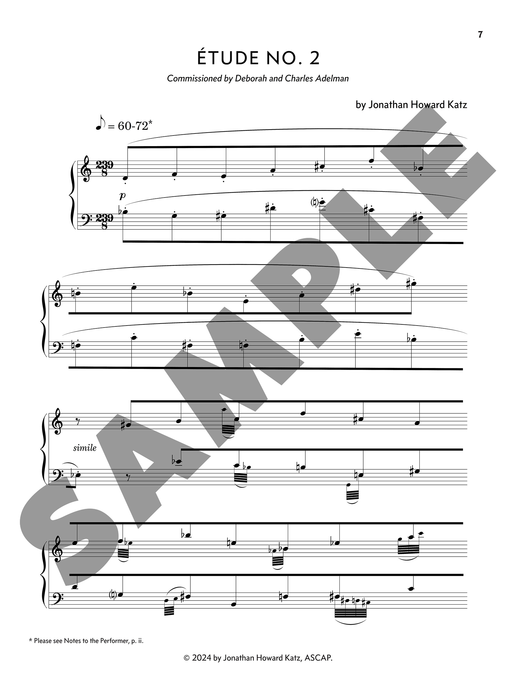 Études, Book I, by Jonathan Howard Katz - Image 3