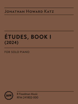 Études, Book I, by Jonathan Howard Katz