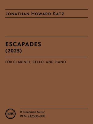 Escapades, by Jonathan Howard Katz - PDF