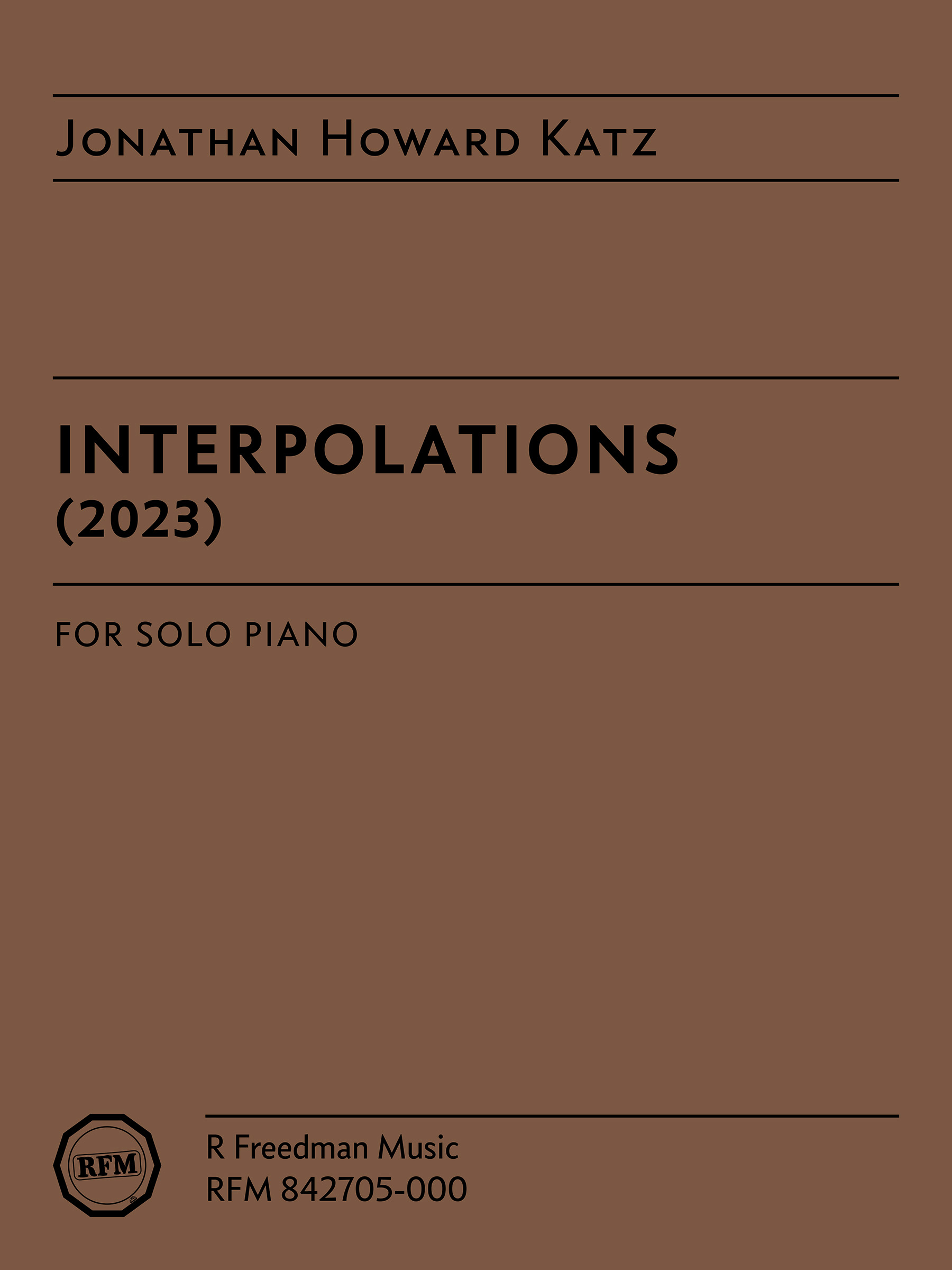 Interpolations, by Jonathan Howard Katz