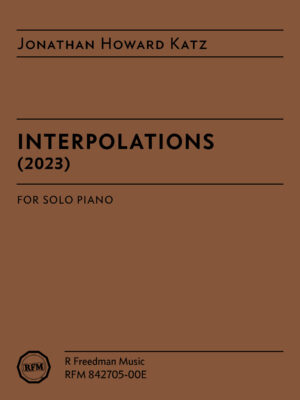Interpolations, by Jonathan Howard Katz - PDF