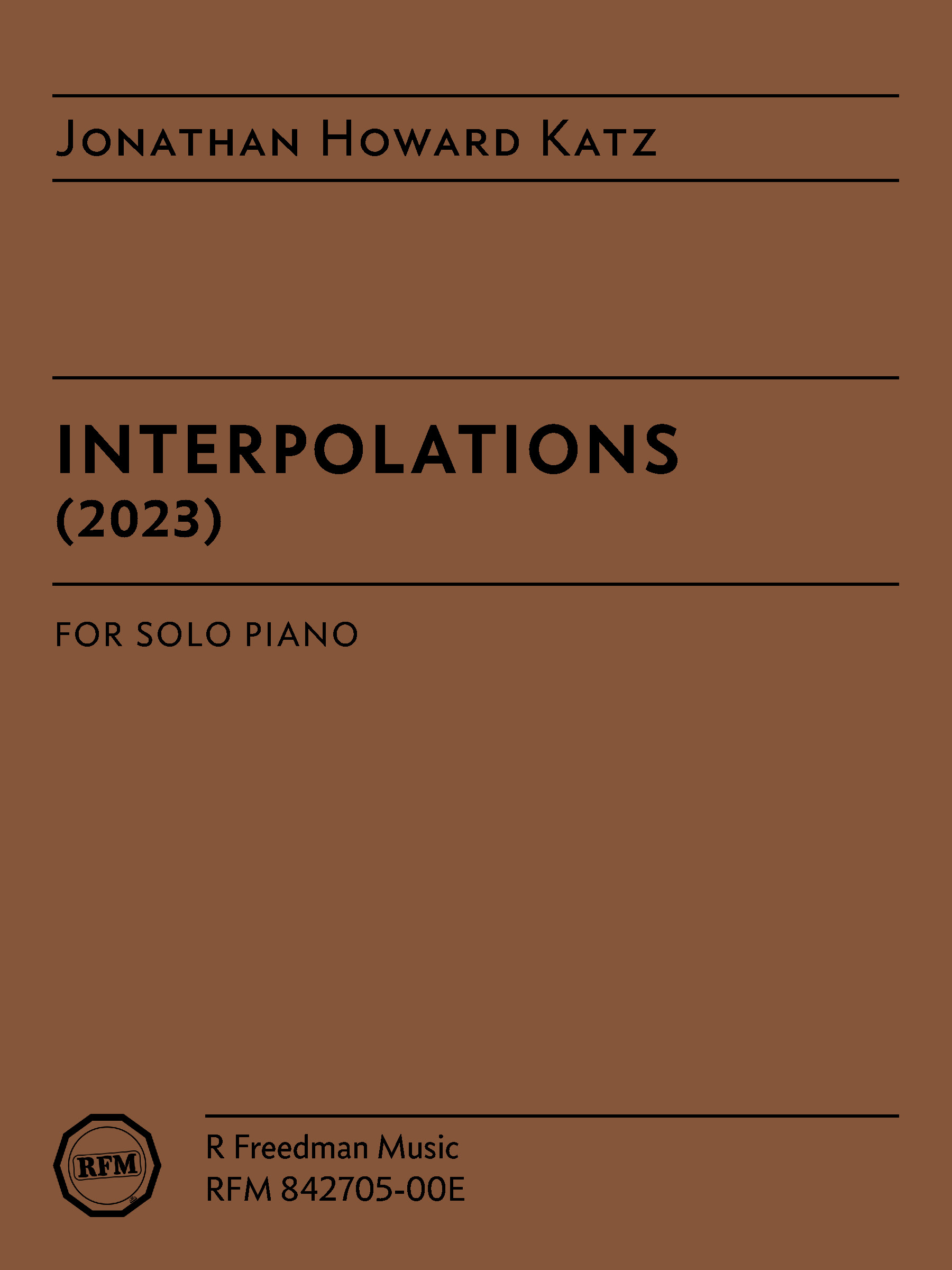 Interpolations, by Jonathan Howard Katz - PDF