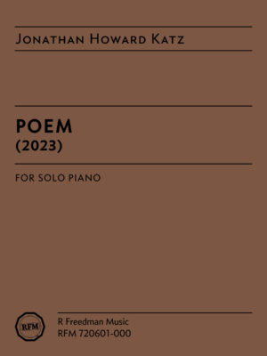 Poem, by Jonathan Howard Katz