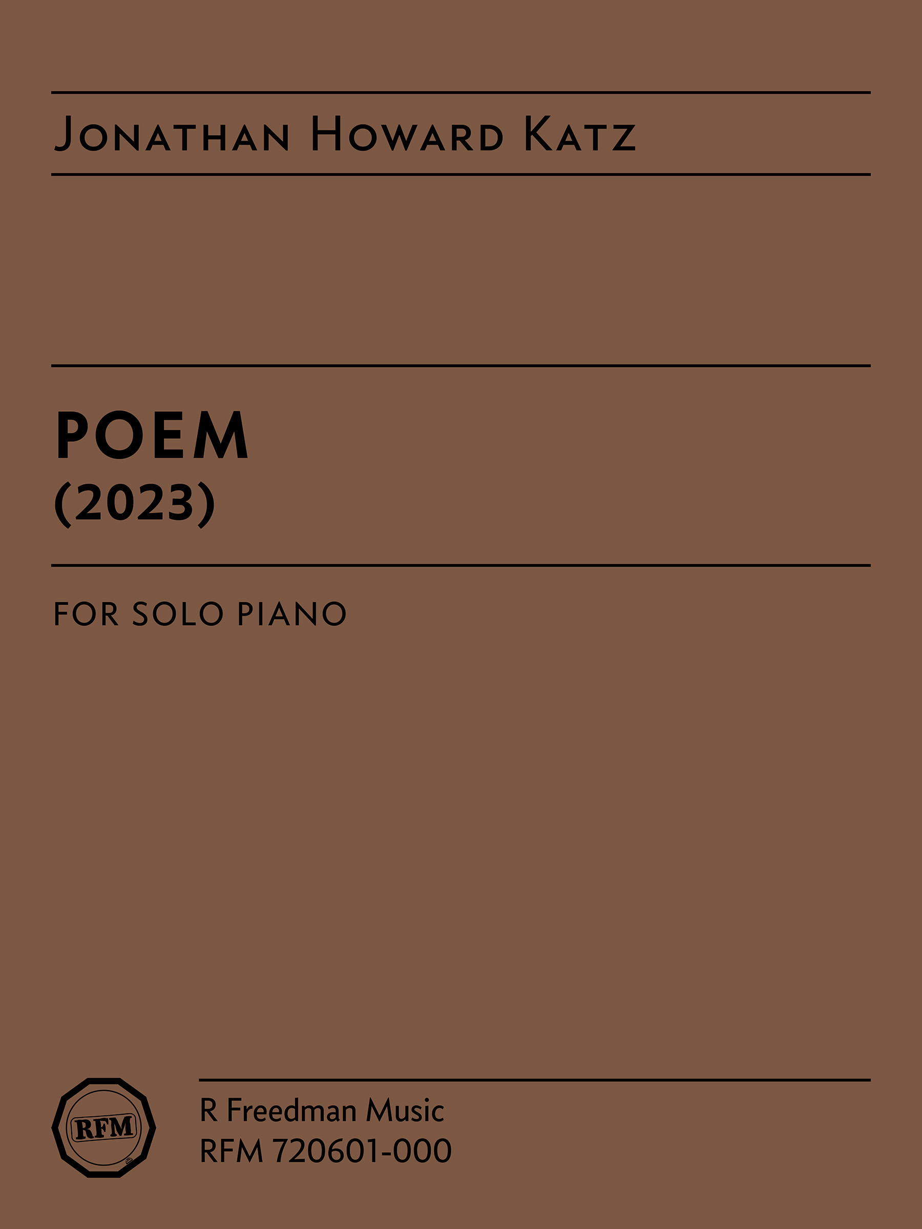 Poem, by Jonathan Howard Katz