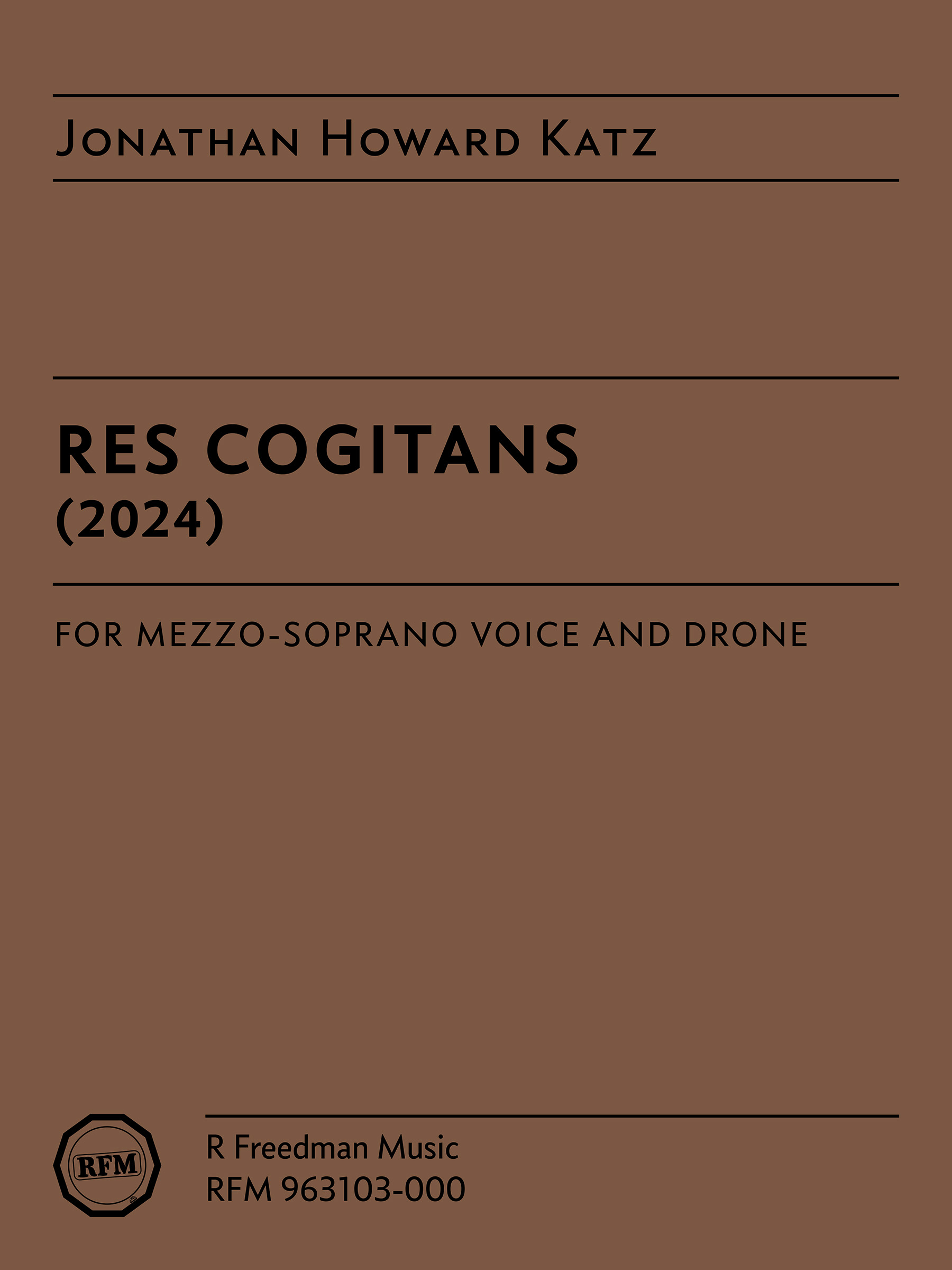 Res Cogitans, by Jonathan Howard Katz